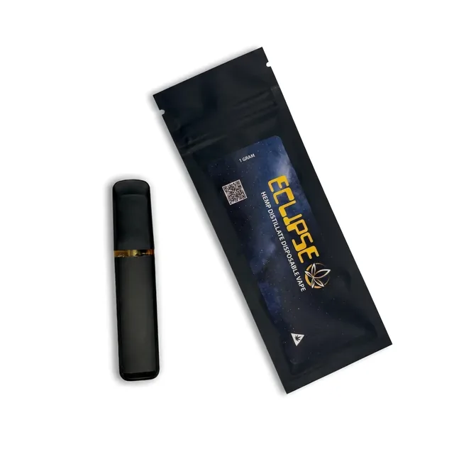 Eclipse disposable vape and packaging