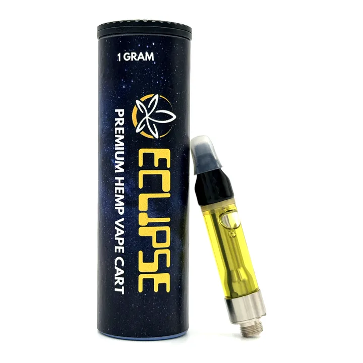 Eclipse 1 gram 510 vape cartridge with tube